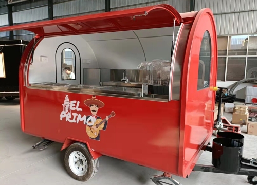 custom mobile food trailer for mexican street corn